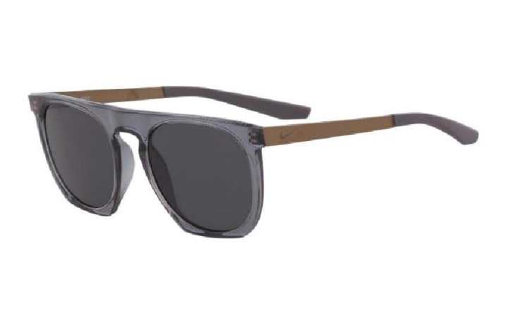 Nike Nike Injection Molded Plastic Irregular Shape Sunglasses Women's Gray