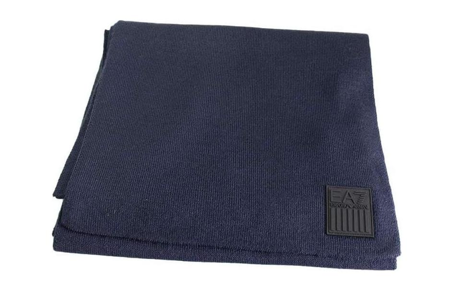 EMPORIO ARMANI Knit Scarves Unisex Blue