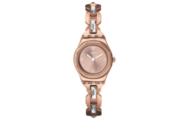 SWATCH Women's 25mm Brown Watch YSG136G