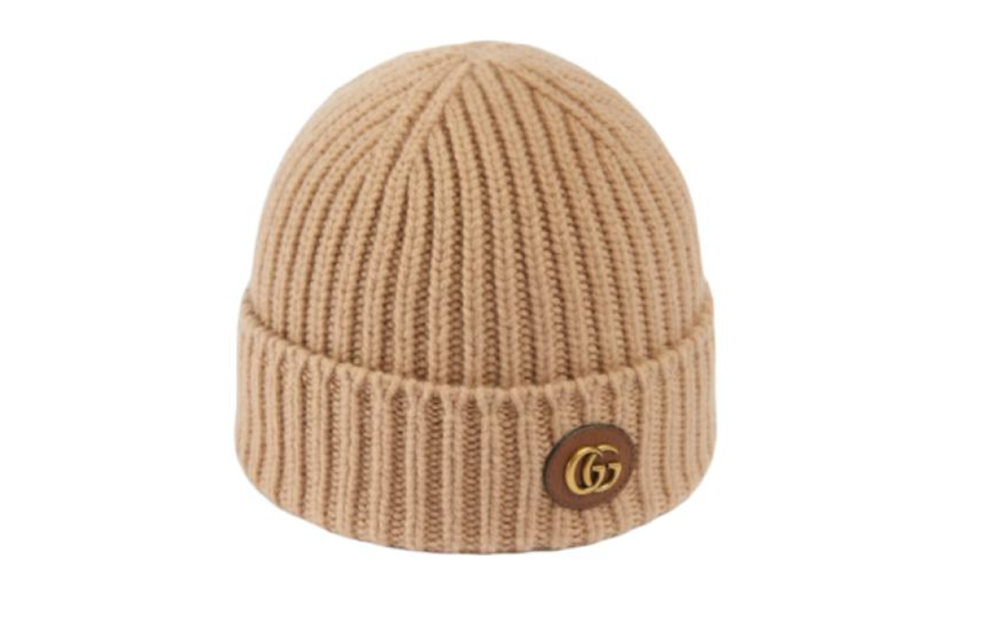 GUCCI Gucci Wool cashmere hat with Double G