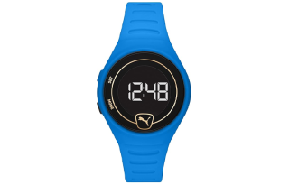 PUMA Reset V2 Series Wrist Watches Quartz Movement PU Strap 42mm Black Dial Men's Watches ['50', 149262]m Waterproof