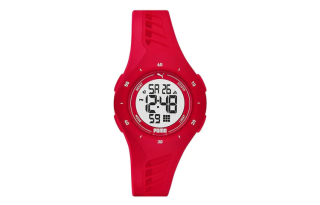 PUMA Wrist Watches Quartz Movement Silicone Strap 34mm Gray Dial Women's Watch ['100', 301050]m Waterproof