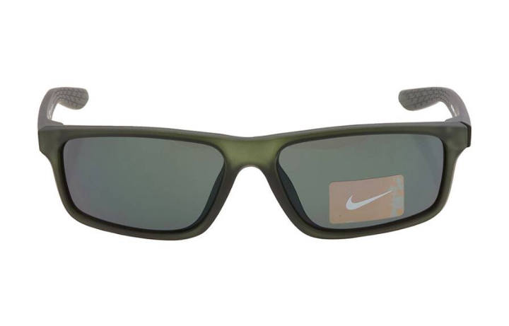 Nike Nike Plastic Rectangular Sunglasses Unisex Green
