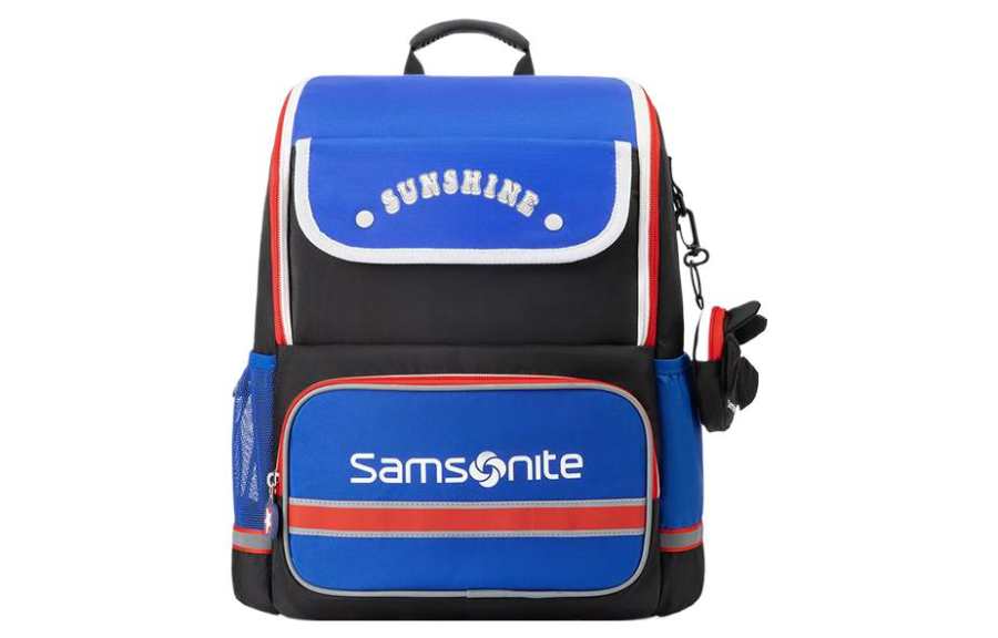 Samsonite SAMSONITE Fabric Backpack Kids' Dark Blue & Red