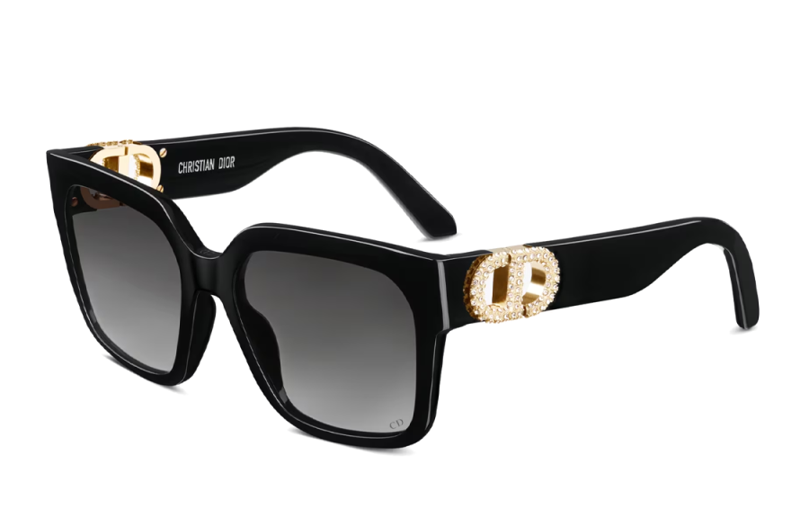 DIOR DIOR Acetate Square Sunglasses Women's Black