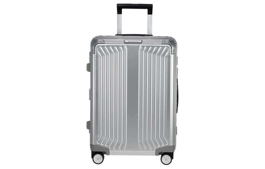 Samsonite SAMSONITE LITE BOX ALU Aluminum Magnesium Alloy Trolley Bag Unisex Silver