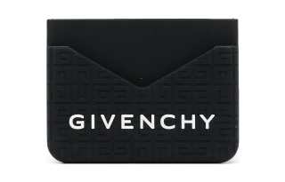 Givenchy Rubber Card Holder Regular Men's Black