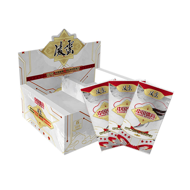 QICA 2024 Soccer Ball Olympic Lingyun Collection, Collectible Card Hobby Sports Cards 12 Bag