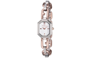 Furla Wrist Watches Quartz Movement Stainless Steel Watchband White Dial Women's Watch ['50', 149262]m Waterproof