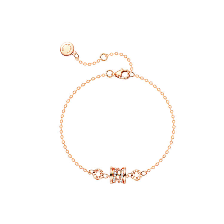 FANCI 925 Sterling Silver Jewelry Women's Silver Rose Gold