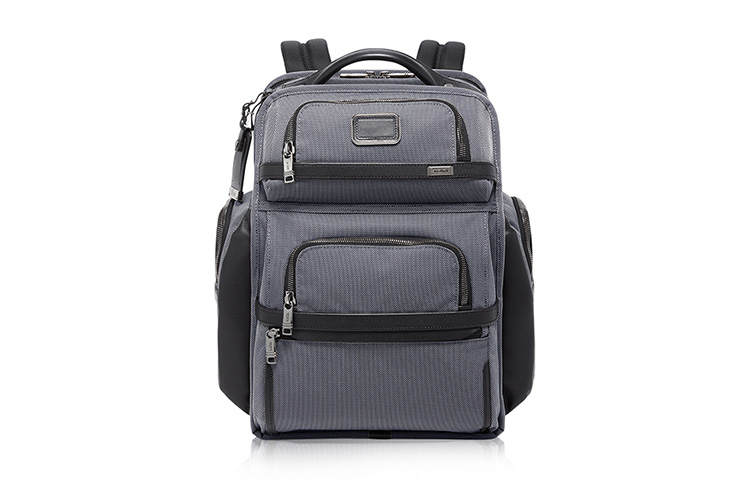 TUMI TUMI Alpha Polyester With Nylon Backpack Medium Men's Meteor Gray