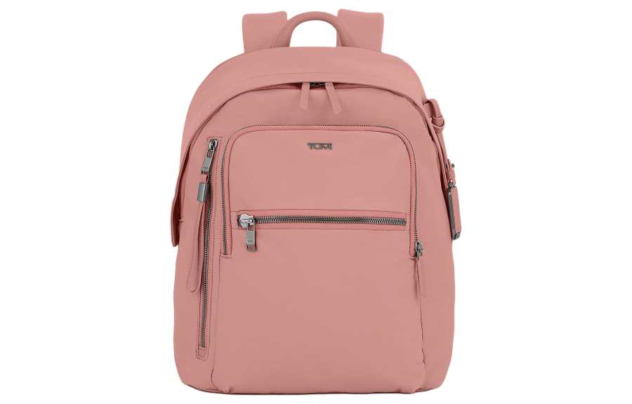 TUMI TUMI Voyageur Nylon Backpack Medium Women's Gray Pink