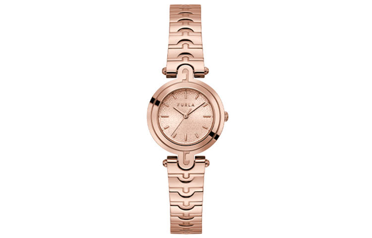 Furla HERITAGE Wrist Watches Quartz Movement Stainless Steel Watchband 28mm Rose Gold Watch Dial Women's Watch