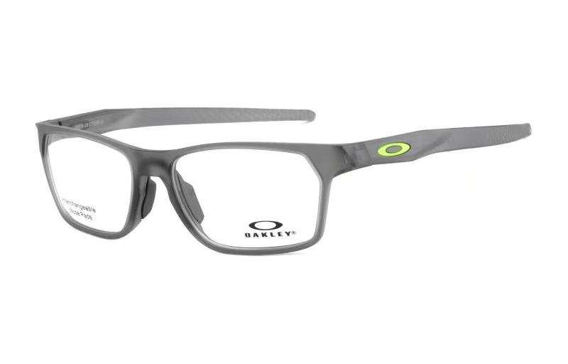 Oakley Oakley Irregular Shape Eyeglass Frames Unisex Black