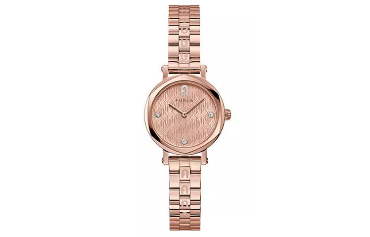 Furla Wrist Watches Quartz Movement Stainless Steel Watchband 30mm Rose Gold Watch Dial Women's Watch