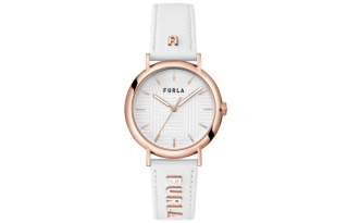 Furla Wrist Watches Quartz Movement Genuine Leather Strap 38mm White Dial Women's Watch ['50', 149262]m Waterproof