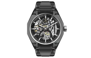 CHARLOTTE RAFFAELLI· Ice Resilience Collection Wrist Watches Automatic Mechanical Movement TPU Strap Skeleton Dial