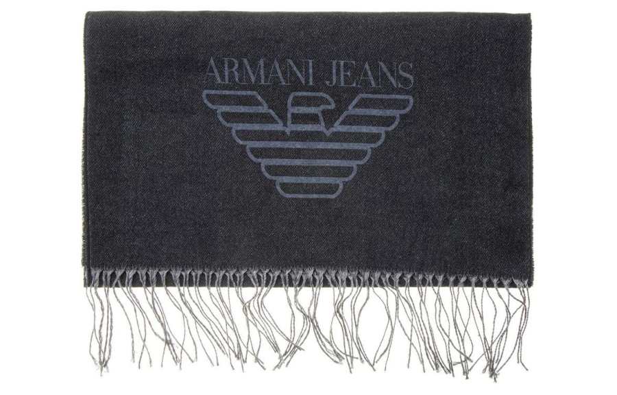 EMPORIO ARMANI Knit Scarves Unisex Gray