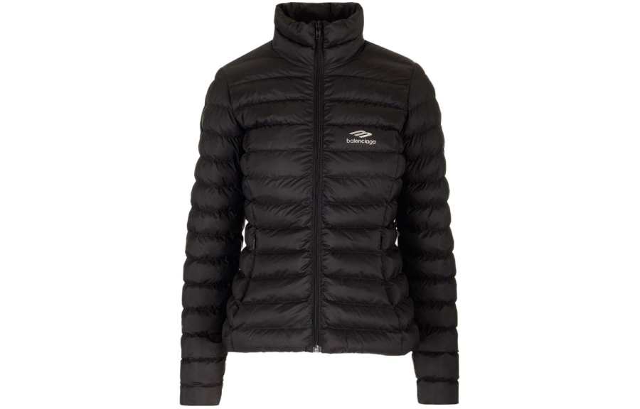 Balenciaga FW23 Puffer Jacket Regular Fit Women's Black