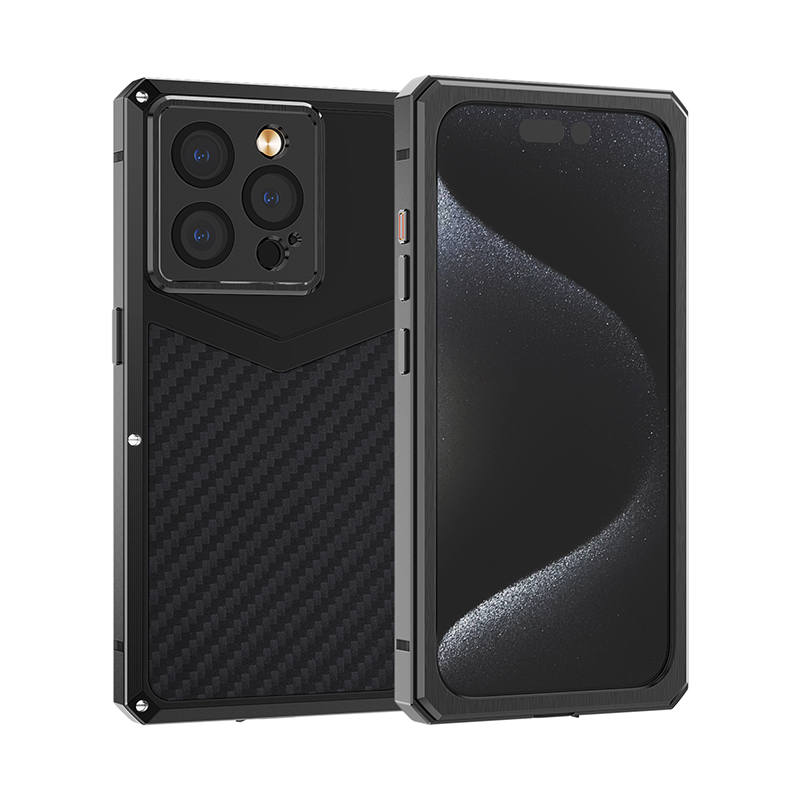 HUALIMEI Carbon Fiber Material Phone Cases Apple 15promax/14promax/13promax/15pro/14pro/13pro/15plus/14/13
