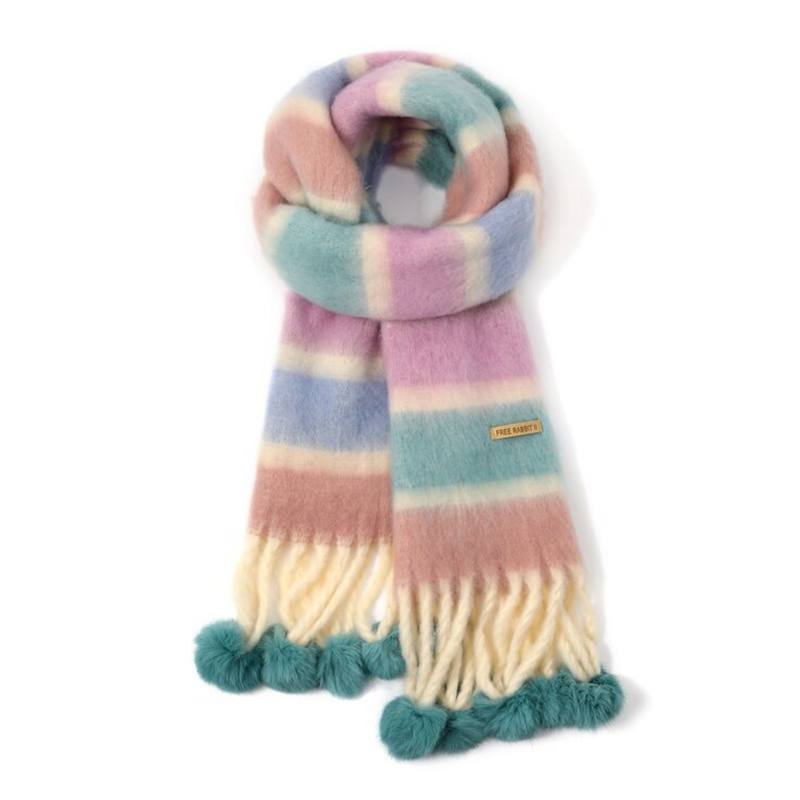 FREE RABBITⅡ FREE RABBITⅡ Knit Scarves Unisex