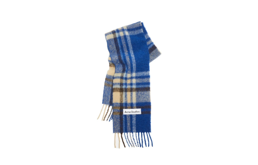 Acne Studios Acne Studios Mohair Knit Scarves Men's Dark Blue
