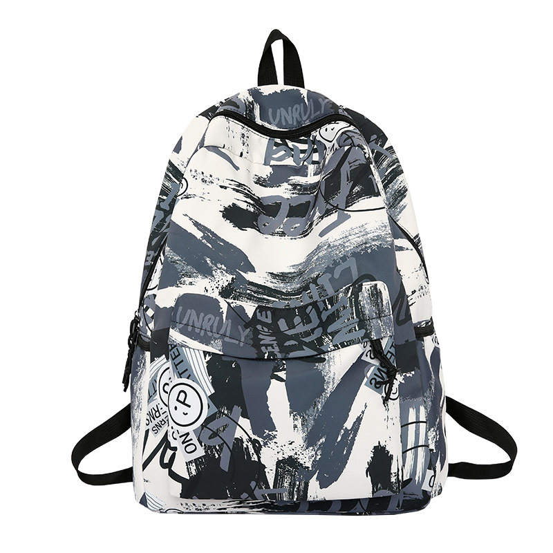 KAKAXI Nylon Laptop Bag Backpack Unisex Black/Blue/Green/Khaki