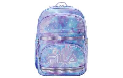 FILA Zip Closure Nylon Backpack Medium Unisex Midnight Purple