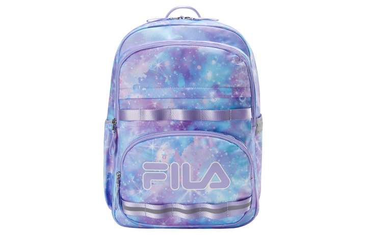 FILA FILA Zip Closure Nylon Backpack Medium Unisex Midnight Purple