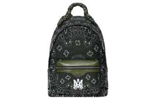 AMIRI Canvas Backpack Men's Olive Green