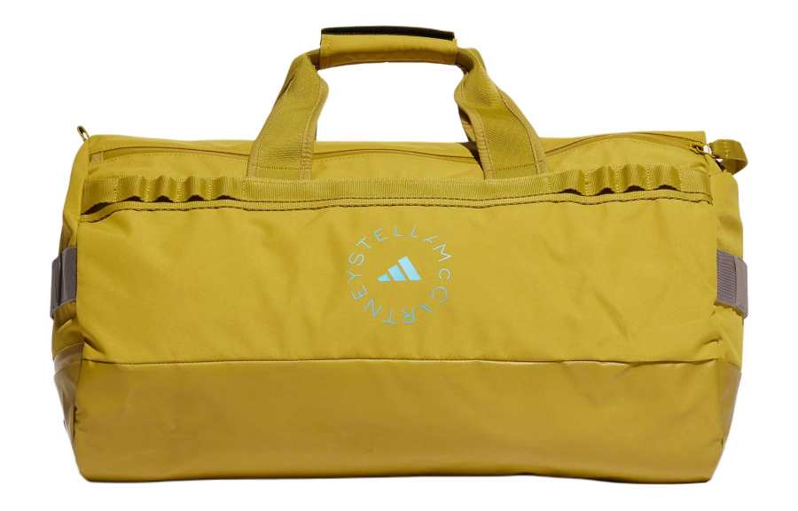 Adidas Stella McCartney X Adidas Gym Bags Pulse Olive Green & Signal Teal & Earthy Brown & Gray