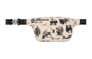 AMIRI Nylon Fanny Pack Men's Snowflake Gypsum Fibrosum
