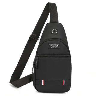 AINITU Oxford Crossbody Bag Sling Bag Unisex Black/Gray/Blue