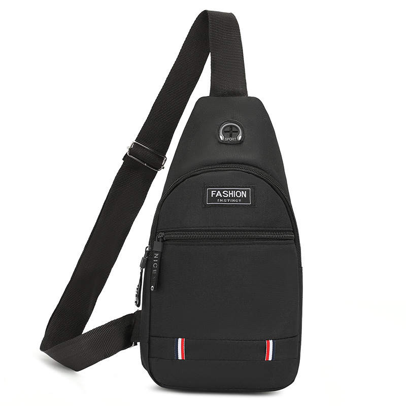 AINITU Oxford Crossbody Bag Sling Bag Unisex Black/Gray/Blue