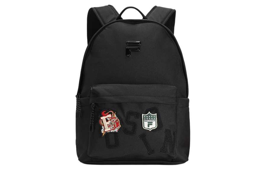 FILA FUSION Fabric Backpack Unisex Pitch Black