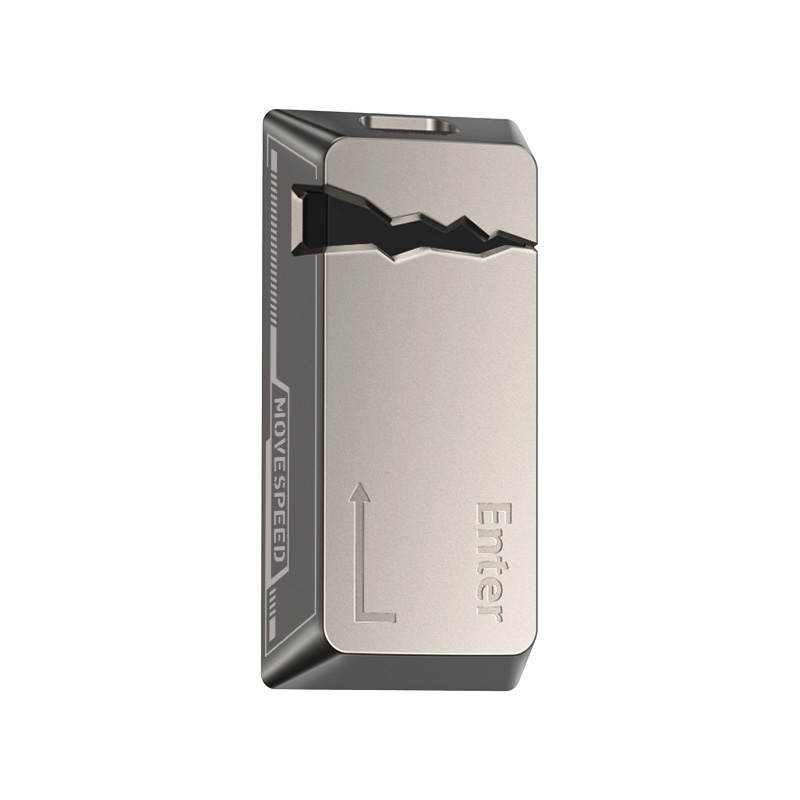MOVE SPEED MOVE SPEED 2000MB/S High Speed Reading, CNC Integrated, Finely Engraved Craft, Portable Durable Magnetic Portable SSD