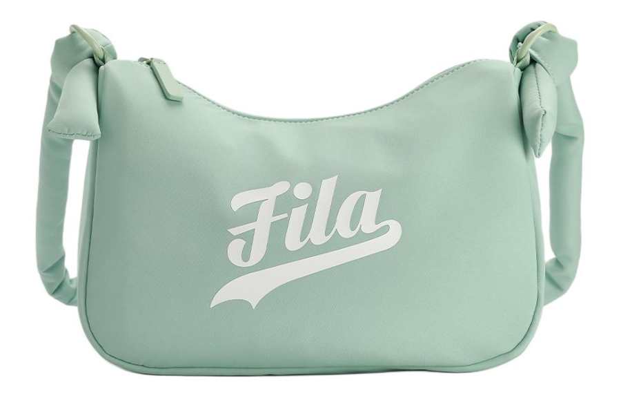 FILA FUSION Fabric Shoulder Bag, Crossbody Bag Women's Light Pea Green