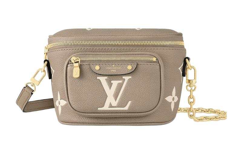 LOUIS VUITTON Mini Bumbag Tourterelle Beige/Cream