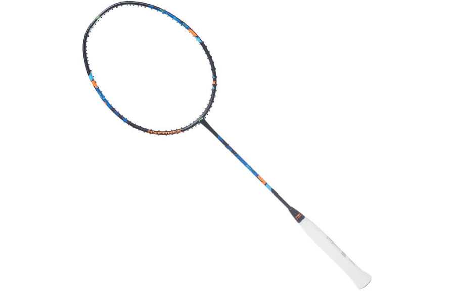 Li-Ning Li Ning Thunder JR Full Carbon Badminton Rackets Offensive Type Heavy Head, Stiff Shaft Entry level Blue Black