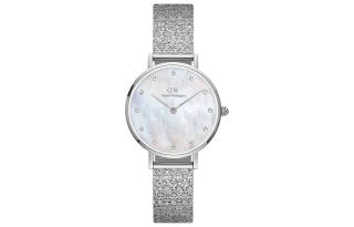 DW/DanielWellington Daniel Wellington Wrist Watches Quartz Movement Stainless Steel Watchband 28mm Mother of Pearl Color Watch Dial