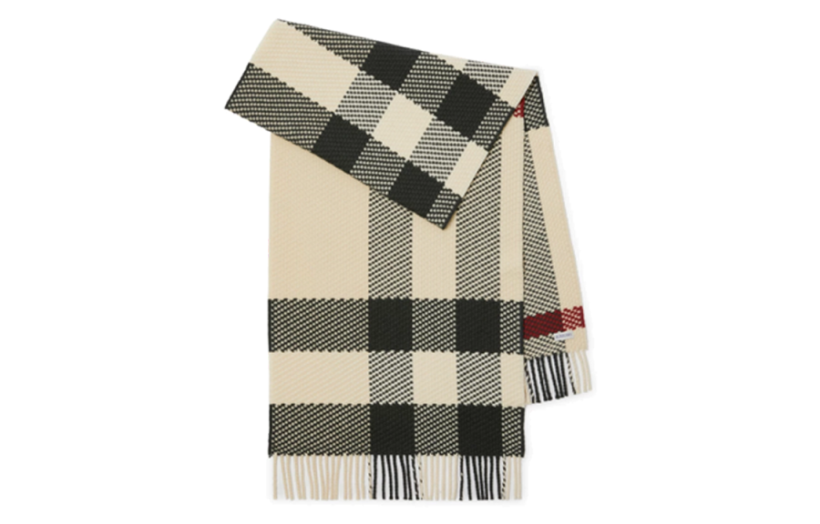 Burberry Burberry check-pattern wool scarf