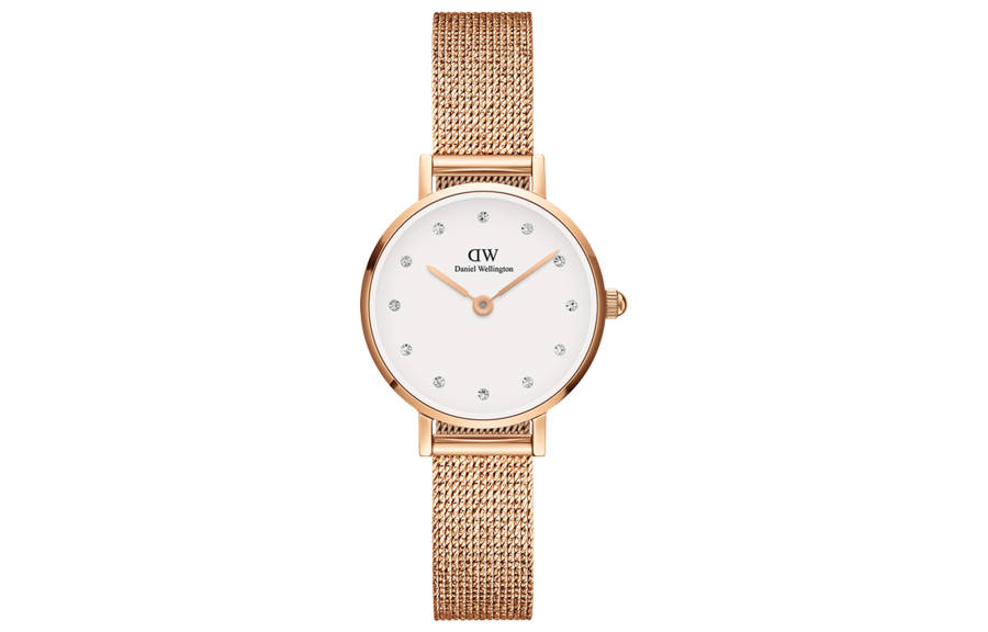 DW/DanielWellington Daniel Wellington PETITE Wrist Watches Quartz Movement Stainless Steel Watchband White Dial Women's Watch