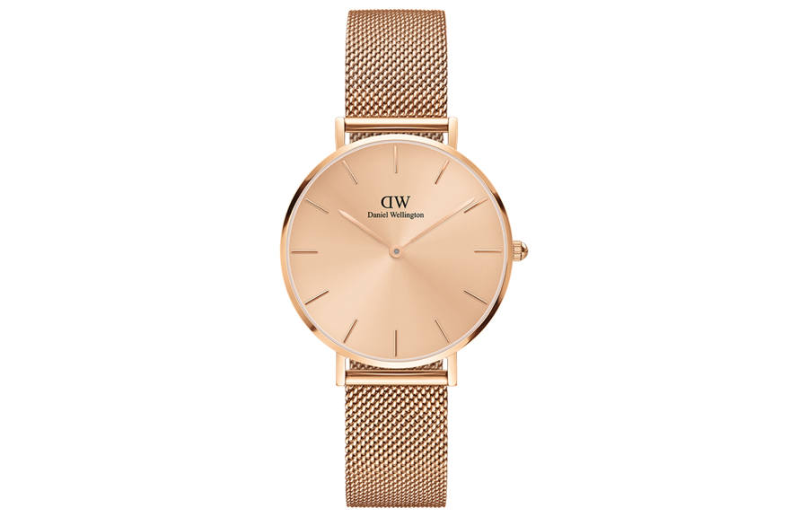 DW/DanielWellington Daniel Wellington PETITE Wrist Watches Quartz Movement Stainless Steel Watchband Gold Dial Women's Watch