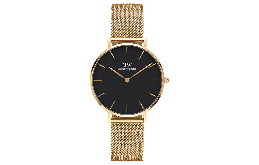 DW/DanielWellington Daniel Wellington PETITEDanielWellington Wrist Watches Quartz Movement Black Dial Women's Watch Fashion