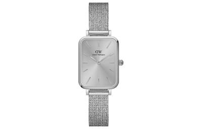 DW/DanielWellington Daniel Wellington QUADRO Collection Wrist Watches Quartz Movement Stainless Steel Watchband Silver Dial Women's Watch