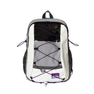 GEERDUN Nylon Fabric Backpack Regular Unisex Purple/Blue/Orange/Green