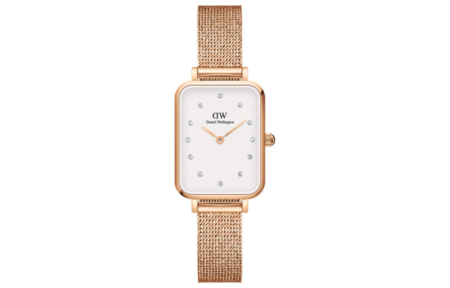 DW/DanielWellington Daniel Wellington QUADRO Collection Wrist Watches Quartz Movement White Dial Women's Watch