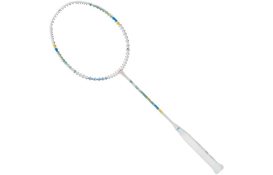 Li-Ning Li Ning Thunder JR AXFORCE JR Full Carbon Badminton Rackets Offensive Type Heavy Head, Stiff Shaft Entry level 5U/G6