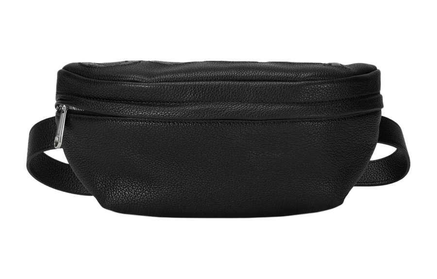 GUCCI Leather Fanny Pack Men's Black