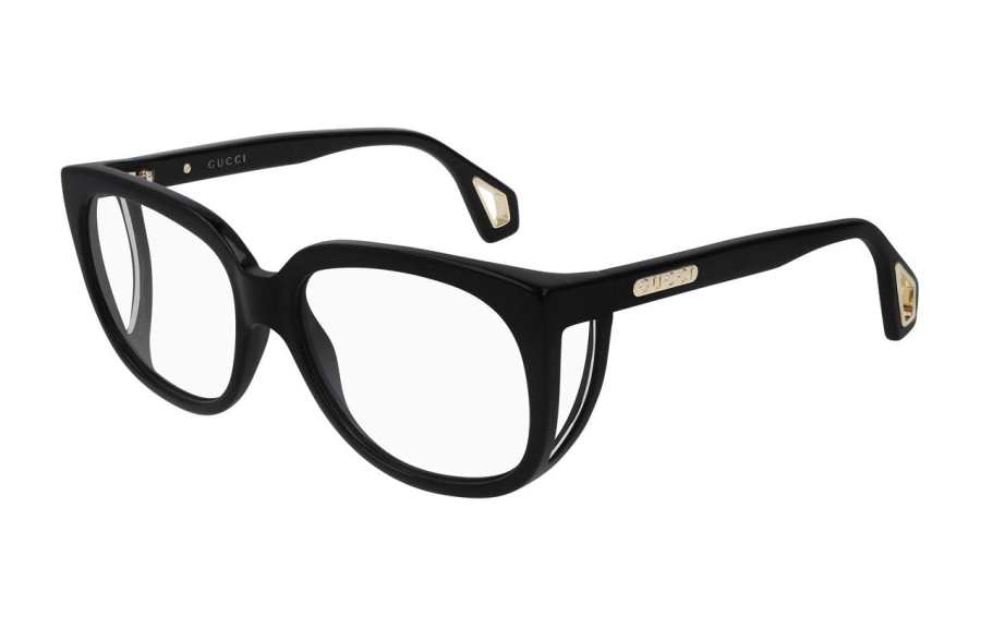 GUCCI GUCCI Oval Eyeglass Frames Women's Black